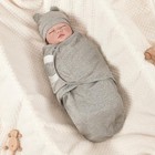 3-pack Organic Baby Swaddle Sleep Sacks - Newborn Swaddle Sack - 0-3 Months