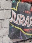 Jurassic Park Dilophosaurus Velociraptor Sleeping Bag 30    X 57    1992 Vintage