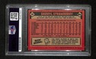 Darryl Strawberry Signed inscr 1986 Topps Card  80 New York Mets Psa dna 194799