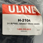 Uline H-2104 20 Bushel Basket Truck Cover 50415 Black