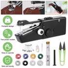 Mini Diy Portable Sewing Machine Hand-held Tailor Stitch Home Travel Cordless Us