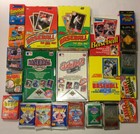 Old Vintage Baseball Cards In Unopened Packs From Wax Box  500 Card Lot  1987-95