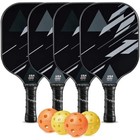 Carbon Fiber Pickleball Paddle Set Of 4 Usapa Approved Tournament - Mx25