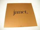 Janet Jackson    her Lower Area 2-sided Promo Only Display Decorator Flat 