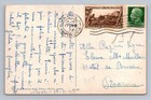 Italy- Capri Panorama Grand Hotel Quisana Souvenir Old View Pc Vintage Postcard