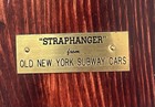Vintage New York City Subway Train Strap Hanger Handle Cast Iron Porcelain