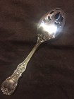 Reed   Barton Francis 1st Solid Sterling Silver Slotted Serving Spoon - Old Mark