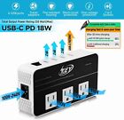 230w Step Down 220v To 110v Voltage Converter Travel Adapter With Usb C Ports
