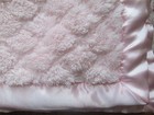 Koala Baby Girls Pink Quilted Diamond Squares Blanket Satin Trim Quilt Diamonds