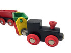 Brio Wooden   Plastic Train Tip Over Cars Freight 4 Pieces Lot