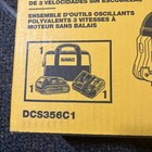 Dewalt Dcs356c1 20v Max Xr Li-ion Oscillating Multi-tool Kit 2ah Battery