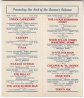 Roxy Theatre Vintage Movie Program Alfred Hitchcock Jackie Robinson Story
