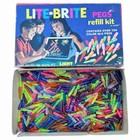 Vintage 1968 Lite-brite Picture   Pegs Refill Set Lot Vtg Mixed Collection