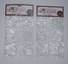Darice Home For The Holidays Mini White Glitter Christmas Tree Ornaments New