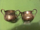 Vintage Towle 770 Sterling Silver Creamer   Sugar Bowl  Weight 5 6 Oz  156 6g 