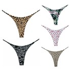 5 Pack Lot Sexy Womens G-string Thong Panties Cotton Underwear Bikinis Lingeries