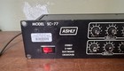 Ashly Sc-77  Blue Version Stereo 3 Way Electronic Crossover  Vintage Rack-read