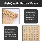 14 cane Webbing 2 3ft Natural Rattan Woven Mesh For Furniture Chair Cabinet Craf