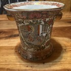 Antique Chinese Qing Dynasty Famille Rose Porcelain Vase Qianlong Ming China