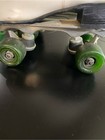 Vintage Roller Derby Skates Women Size 8 White W Green Urethane Wheels Rink