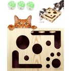 Cat Scratch Puzzle Enrichment Box  Interactive Cat Nail File Box With Sandpaper