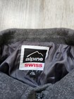 Alpine Swiss Mens Grey Wool Blend Classic Zip Up Coat Short Jacket Sz L