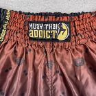 Muay Thai Addicts Shorts Youth M Red Jiu Jitsu Mma No Gi Mercenary Combat