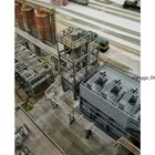 New Ho Scale Building Train Model Scene Factory Coal Mine Scene Model Gift