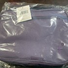 Bible Cover Soft Purple Embroidered Cross From White Dove Designs New With Tags