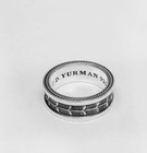 Authentic David Yurman Men s Armory Band Ring 925 Sterling Silver 9mm Size 11