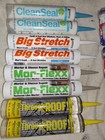 Lexel  Clear Synthetic Rubber Sealant   12 New Assorted Caulkings