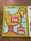 Vtg Lot 3 Playskool Wooden Puzzles Sesame Street Big Bird Bert   Ernie 70s Era