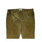 Zucchero Women s Goat Suede Leather Pants Straight Xl 42 W32 L28 Brown Soft