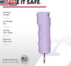 Pepper Spray   2-in-1 Stun Gun With Flashlight  Self Defense Kit  Fast Flip Top