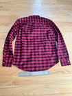 Crewcuts By J crew Boys  Red Black Buffalo Check Flannel Shirt Size 14 Nwt