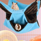 Warm Ferret Cage Hammock Hanging Bed For Sugar Glider Fleece Chinchilla Ferret