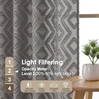  Curtains 63 Inch Length 2 Panels Set For Living 37 w X 63 l  pack Of 2  Grey