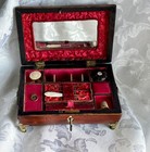 Rare Childs George Iii Sewing  Work Box   With Contents 