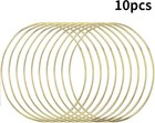 10pcs 6 Inch Gold Metal Rings For Crafts Dream Catcher Ring  Metal Hoops For Dre