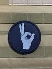 Circle Game Hand A Ok Funny Tactical Army Military Morale Patch Hook Loop