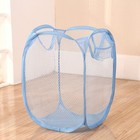 Pop-up Mesh Laundry Basket Collapsible Clothes Hamper For Dirty Laundry Storage