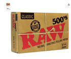 Raw Classic 500s  1 1 4  Rolling Papers  1 Packs   new