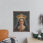 Vintage Ufo God Disclosure Wall Art  Nun Alien Jesus Poster  Uap Christian Decor