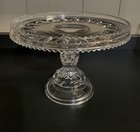 Adams   Co Pedestal Cake Stand Eapg Victorian   Tiffin-franciscan King s Crown