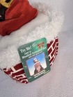 Rare Dan Dee Christmas Santa Chimney Hat Animated Sings Needs Batteries