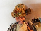 Vintage Japanese Musha Ningyo Samurai Warrior Gofun Doll  2