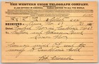 Scarce Vintage 1901 Western Union Telegraph  currency Arrived Ok    Tonopah