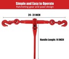 2pcs Ratchet Load Binder Chain And Binder Kit 5 16 -3 8   10  Chains Hauling