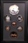 1996 Canada Proof Double Dollar 7-coin Silver Royal Canadian Mint Set Original