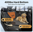 Dog Car Seat Cover Back Hard Bottom Extender For Dogs Supports 400lbs Pet Usa